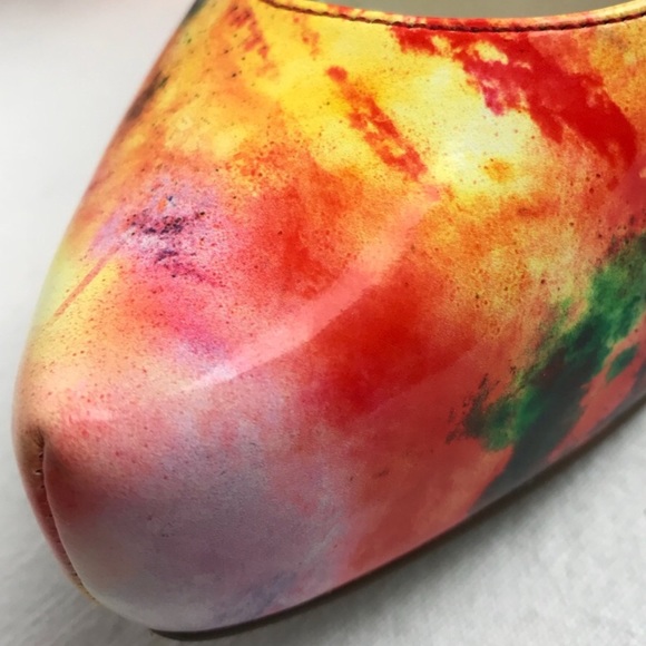 SOLD BCBGeneration Watercolor Parade Stilettos - Picture 7 of 8